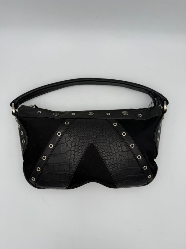 VERSACE - LA MEDUSA Signature Leather Clutch