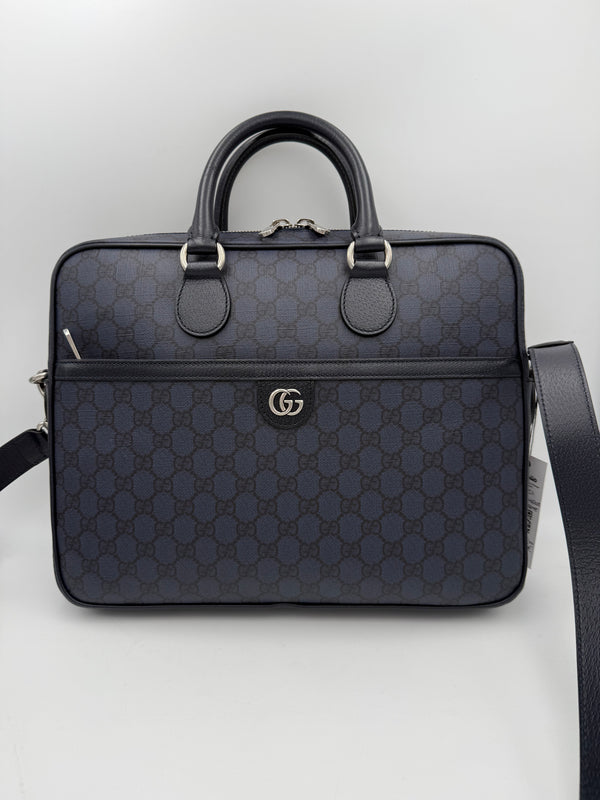 GUCCI - Borsa Porta-documenti 24 ore soft con tracolla