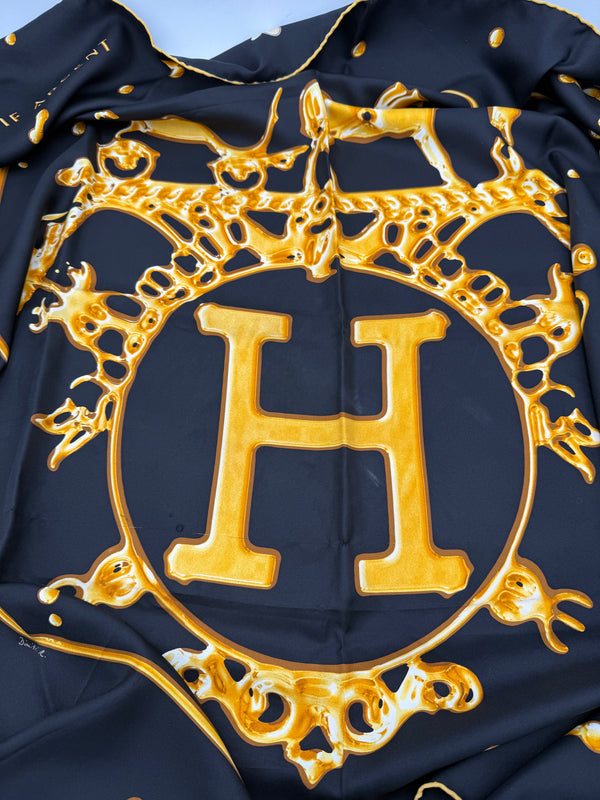 HERMES - 90 Zodiac Scarf