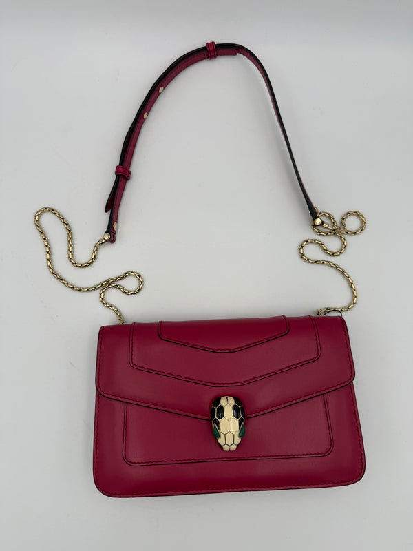 BULGARI - Tracolla SERPENTI FOREVER Rosa