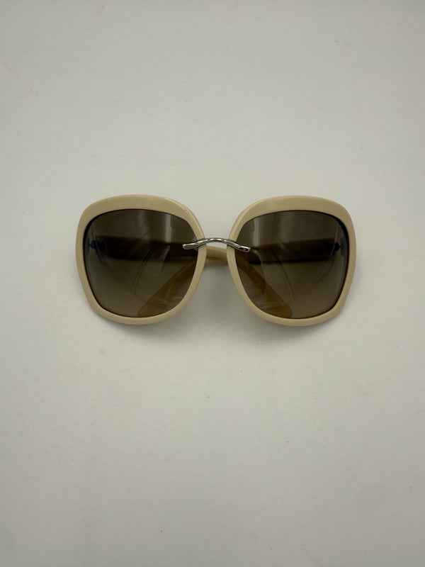 GUCCI - Occhiale da sole panna