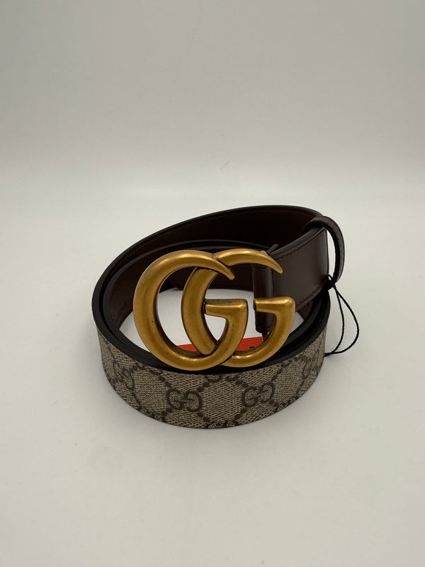 GUCCI - Cintura Fibbia GG Marmont Tg. 80