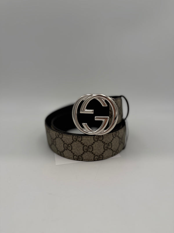 GUCCI - Cintura GG Interlocking Supreme - Tg. 80