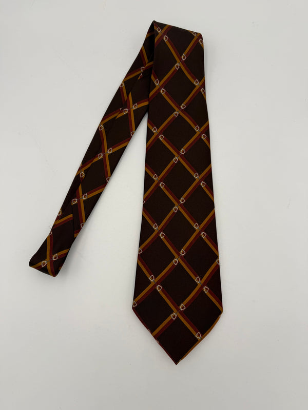 HERMES - 100% Silk Tie