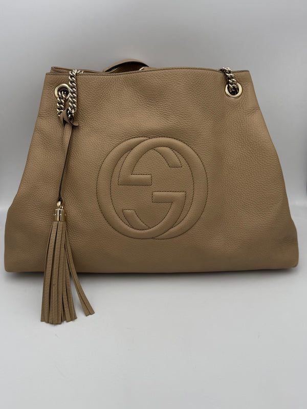 Borsa di lusso GUCCI - SOHO Beige