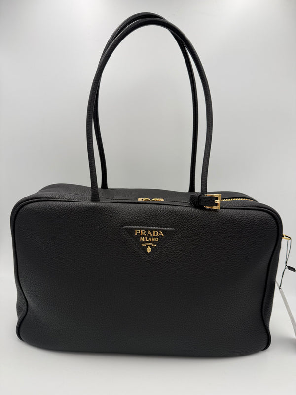 PRADA - Bauletto in Pelle Nero