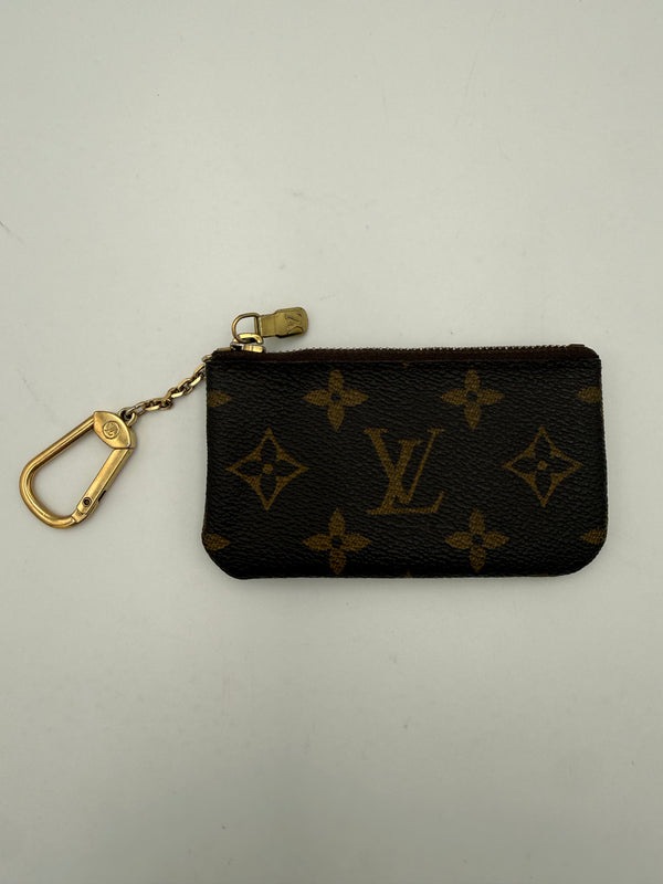 LOUIS VUITTON - Portamonete / Portacarte Monogram con catenella