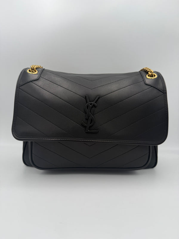 SAINT LAURENT - NIKI LARGE in pelle di agnello