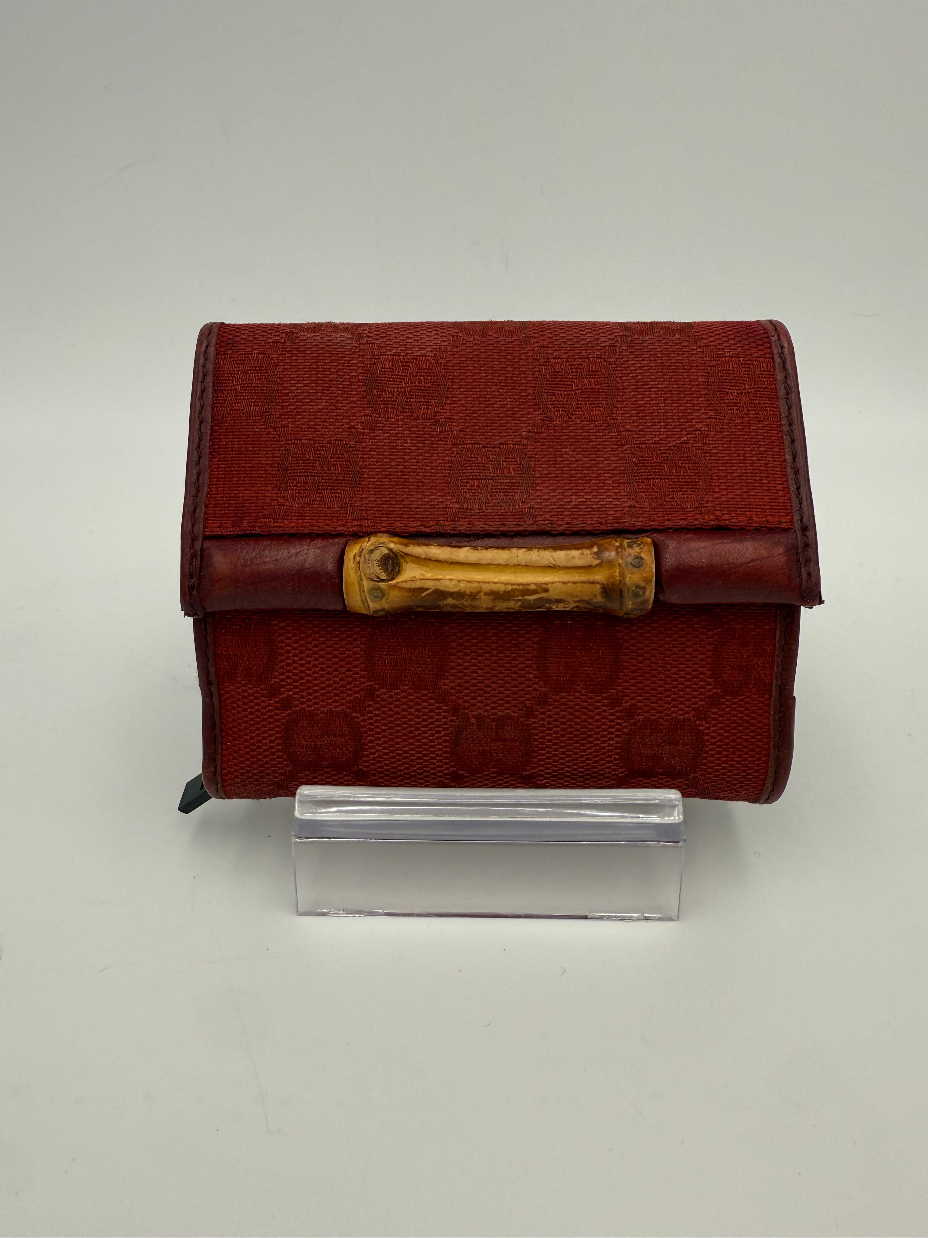GUCCI - Portafoglio compatto GG Canvas