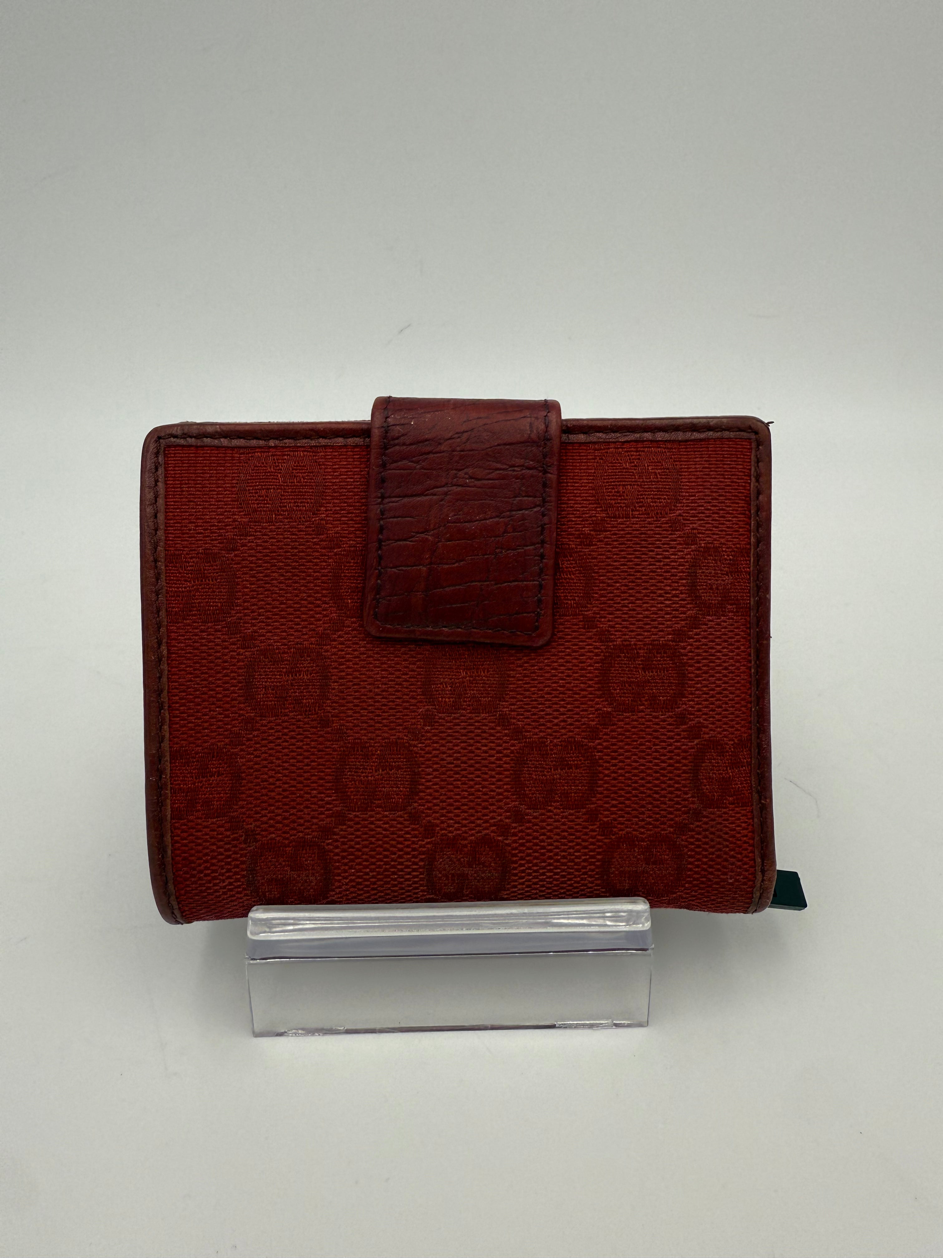GUCCI - Portafoglio compatto GG Canvas