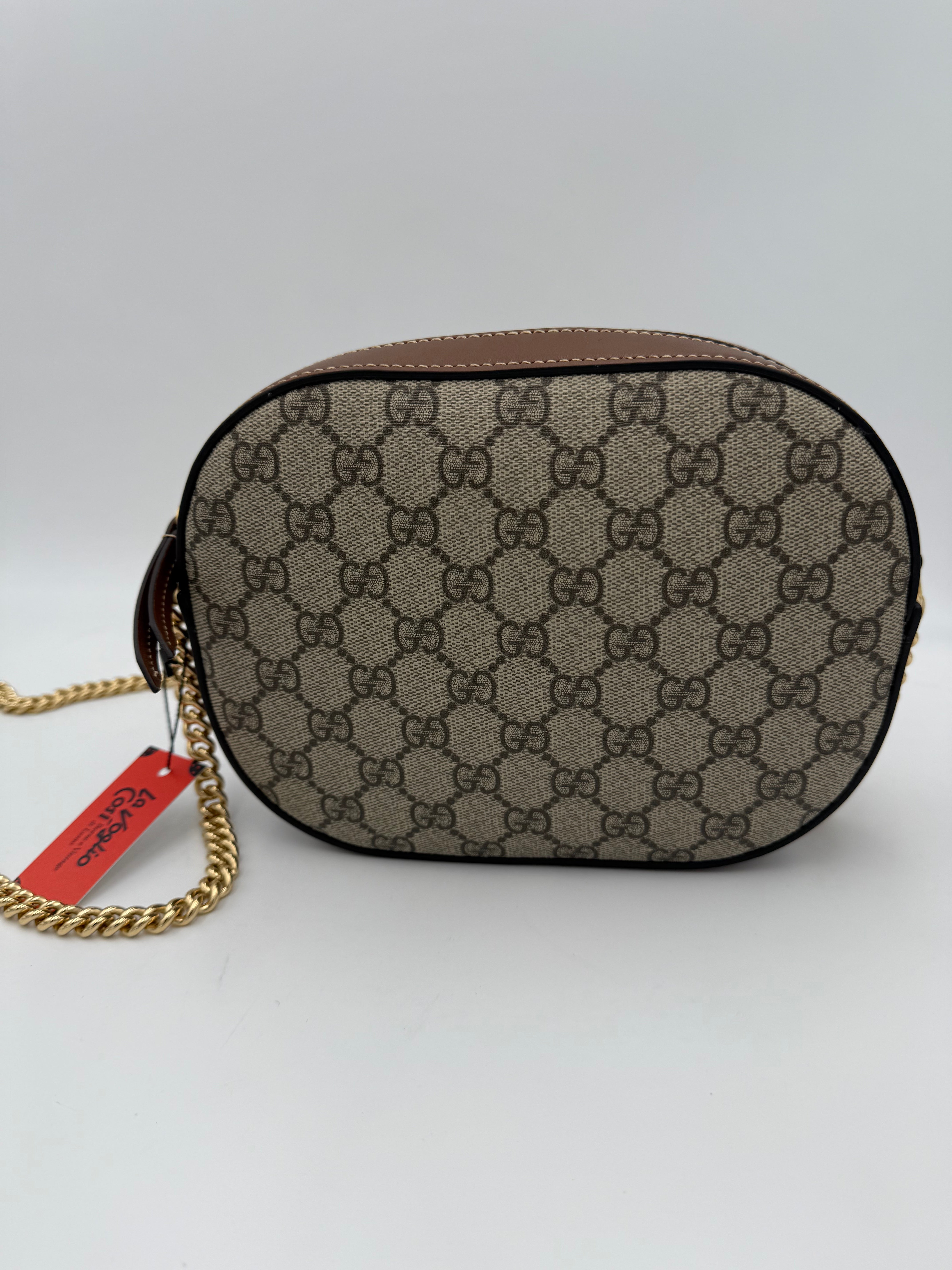 GUCCI - Tracolla GG Supreme con paraspalla