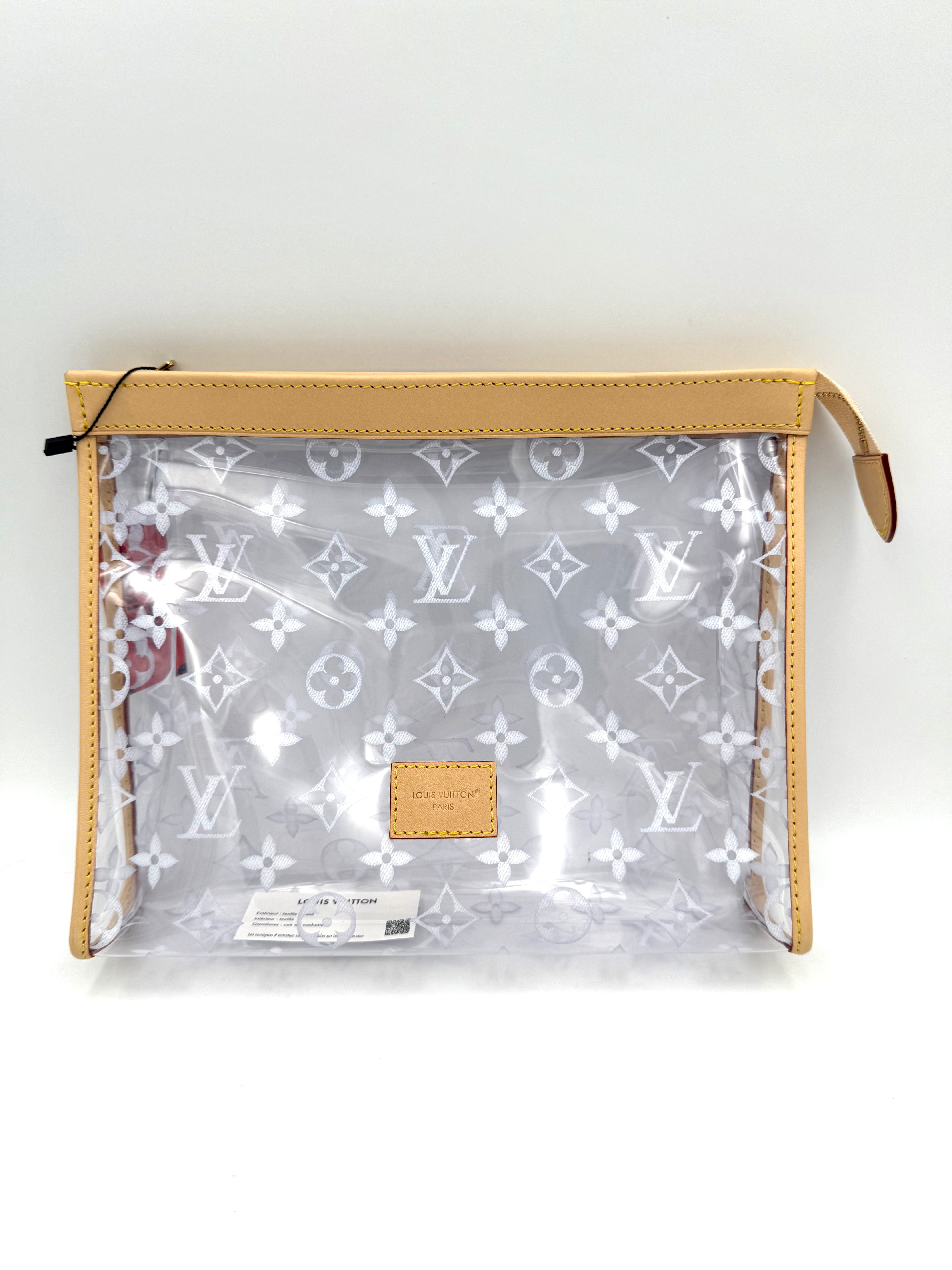 LOUIS VUITTON - Pochette Monogram Trasparente