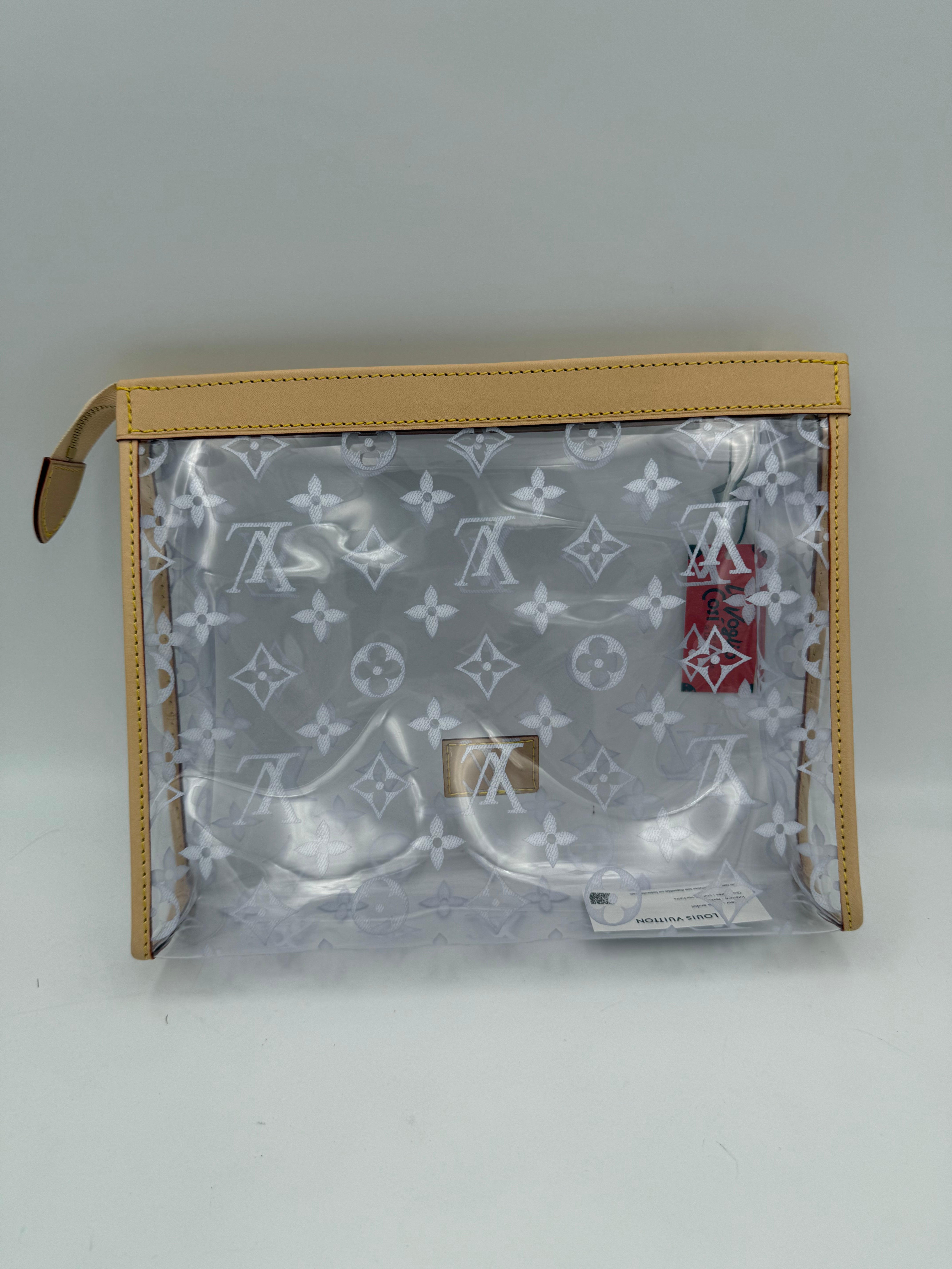LOUIS VUITTON - Pochette Monogram Trasparente