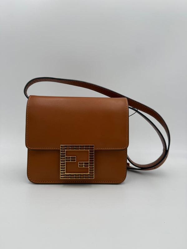 FENDI - FF Embossed Satchel Bag