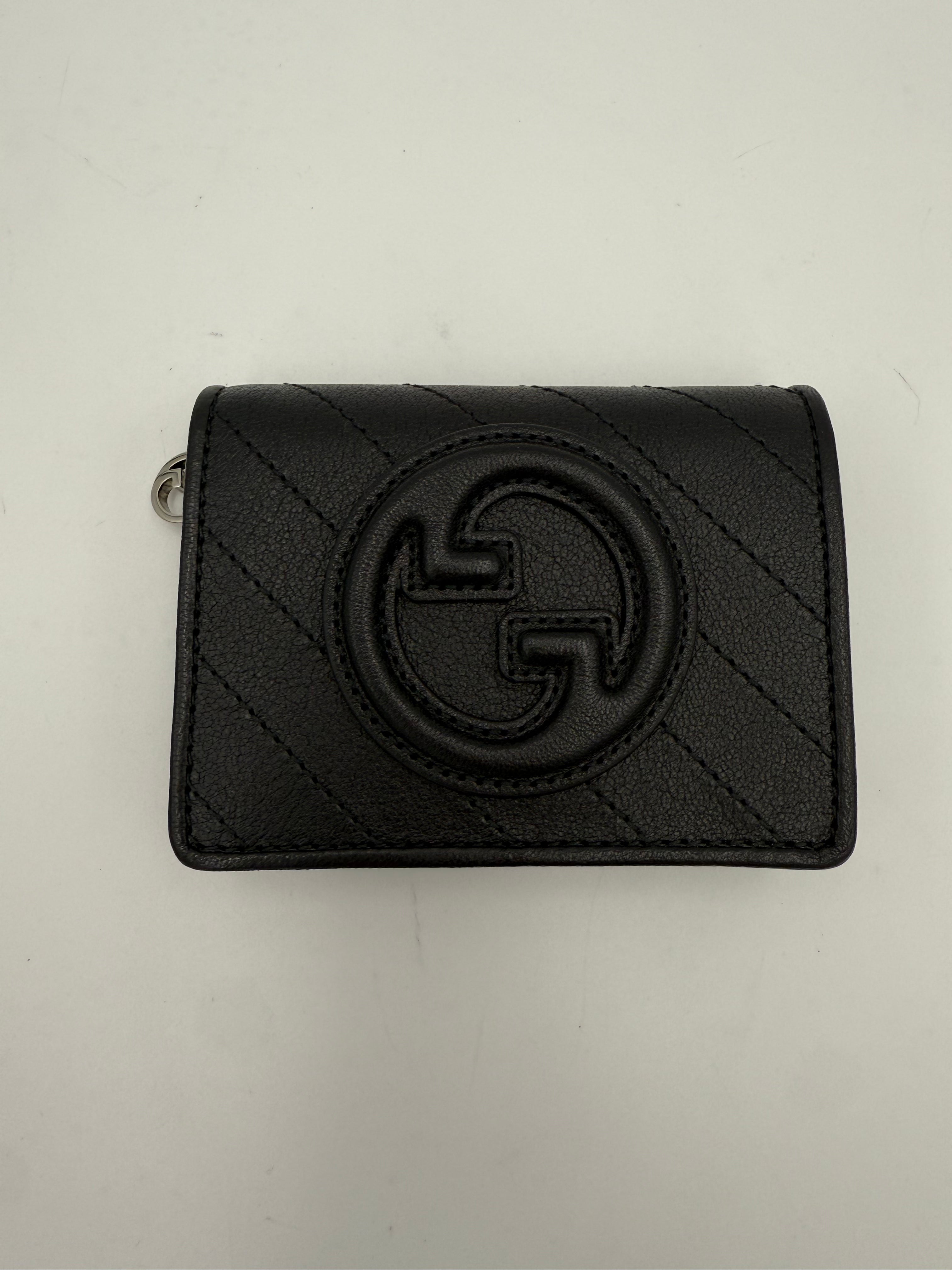 GUCCI - Portafoglio compatto GG BLONDIE nero