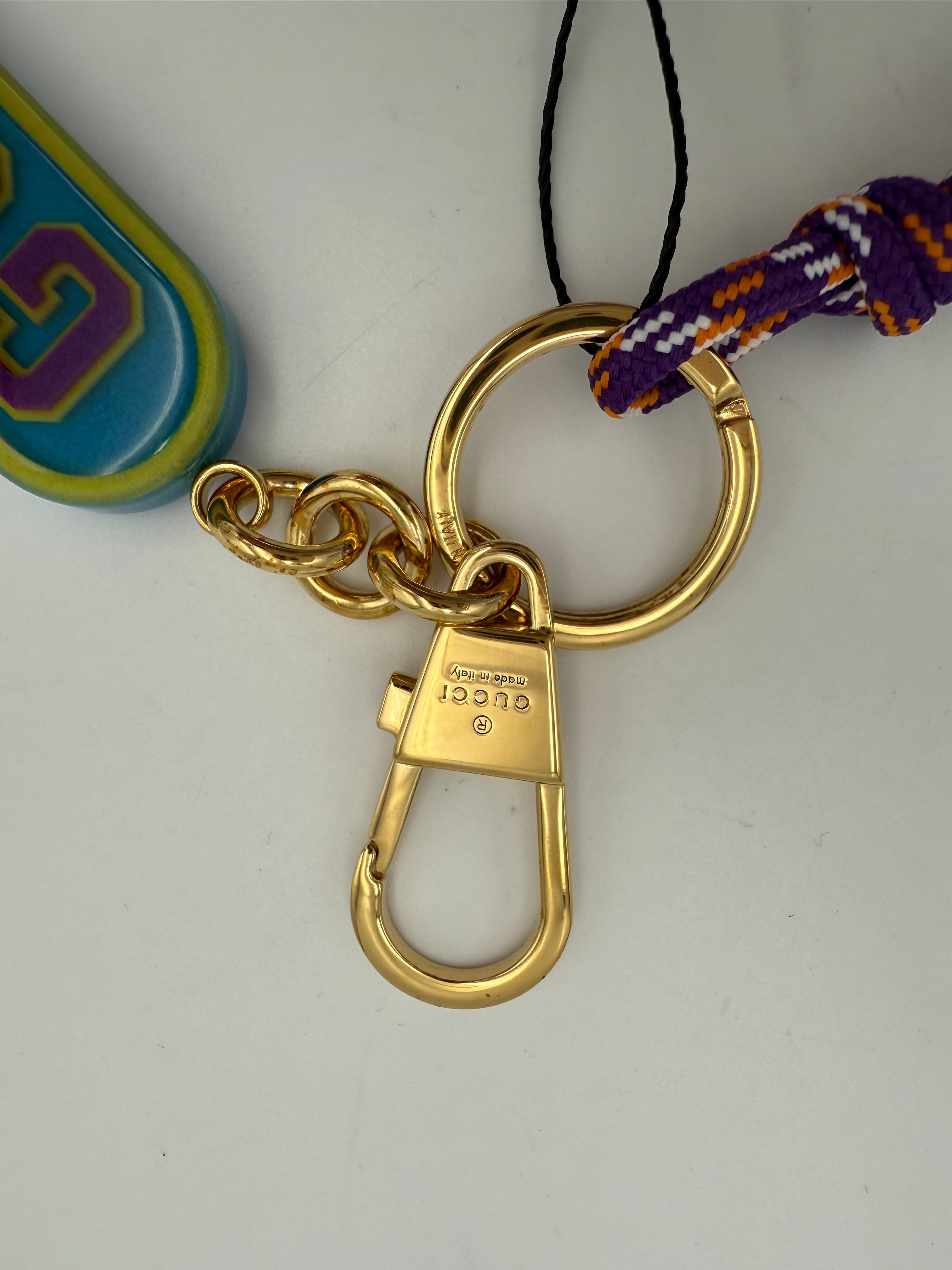 GUCCI - Portachiavi BLU con pendagli