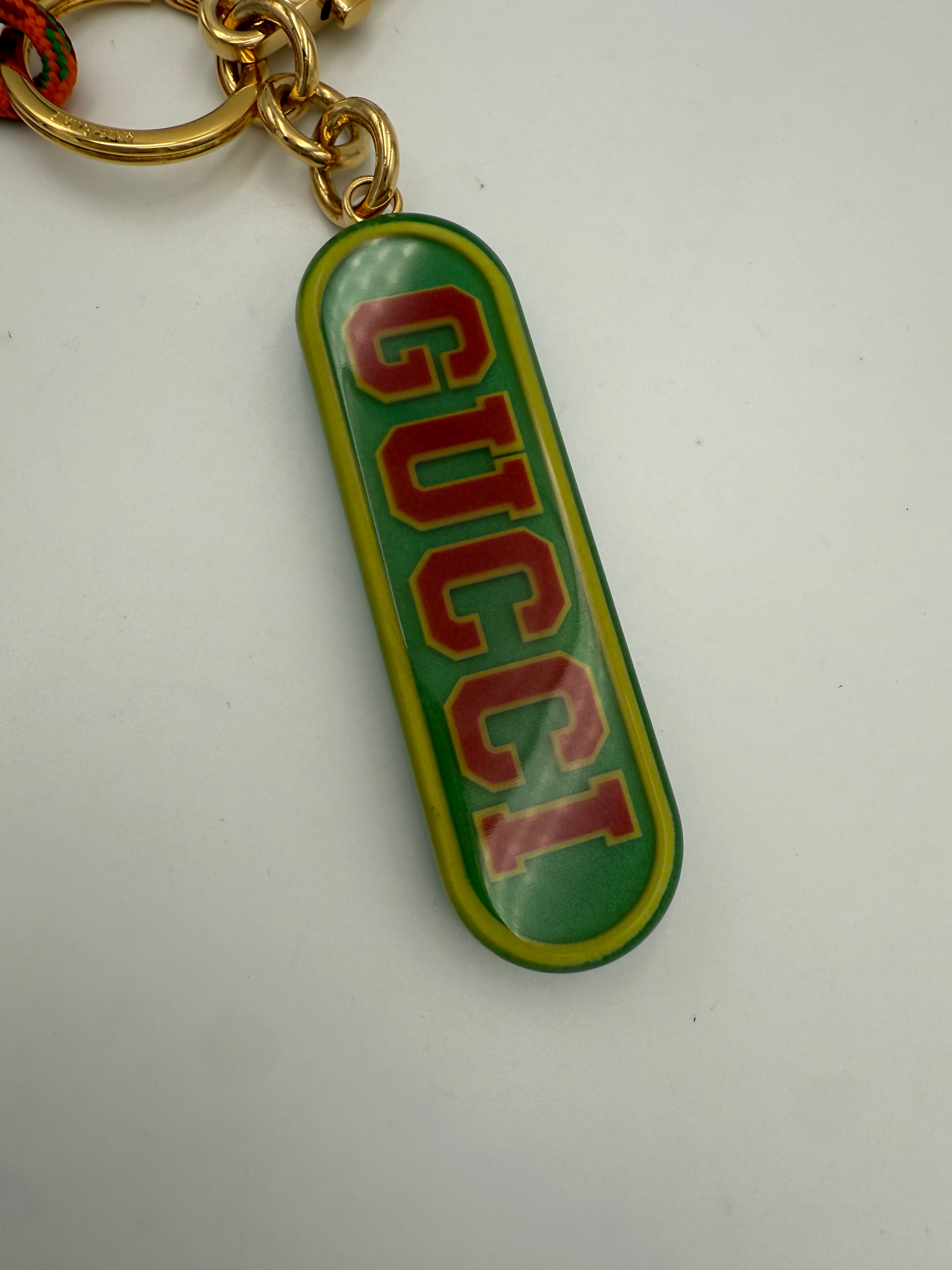 GUCCI - Portachiavi VERDE con pendagli