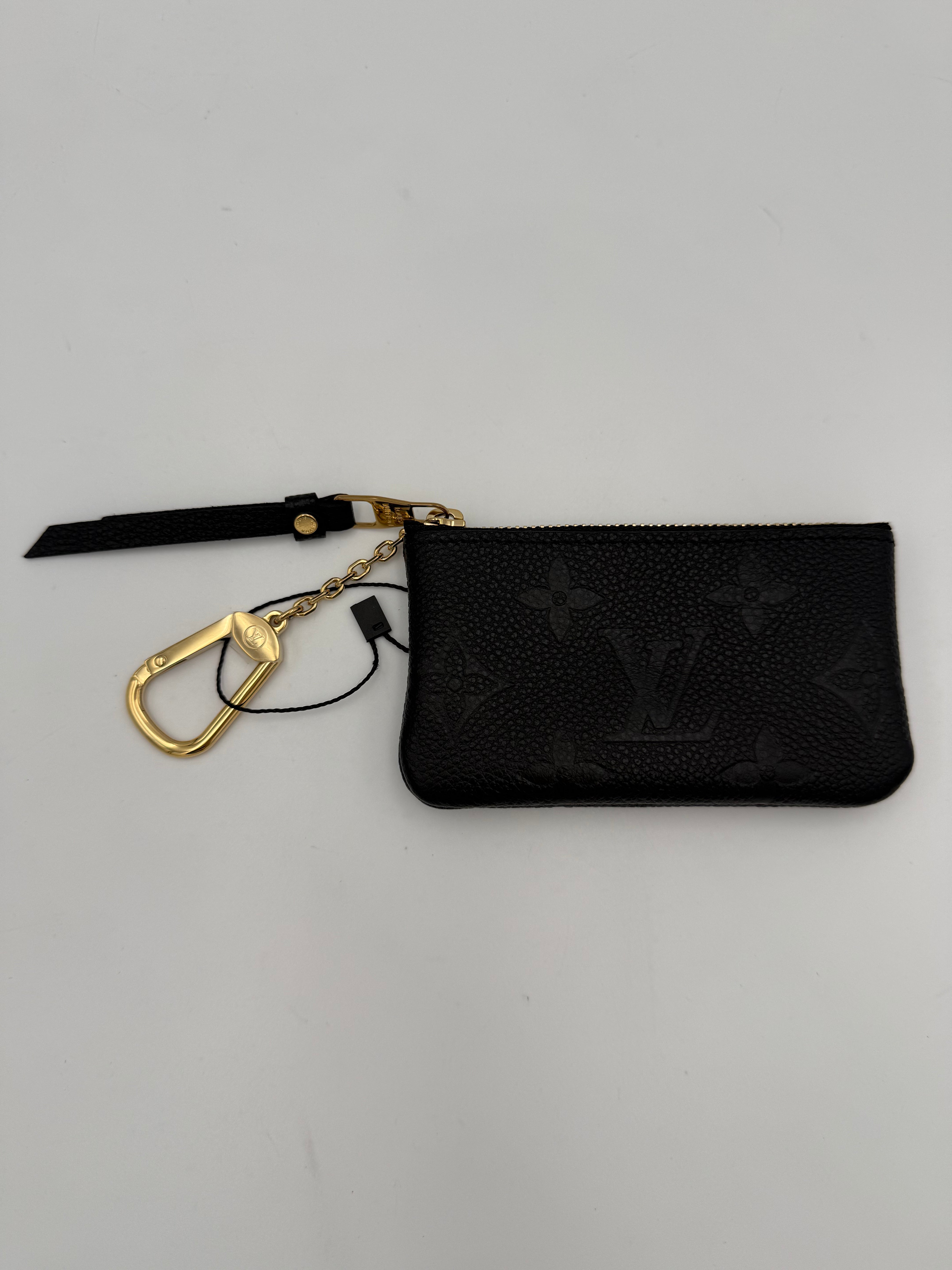 LOUIS VUITTON - Portamonete / Portacarte emprinte con catena