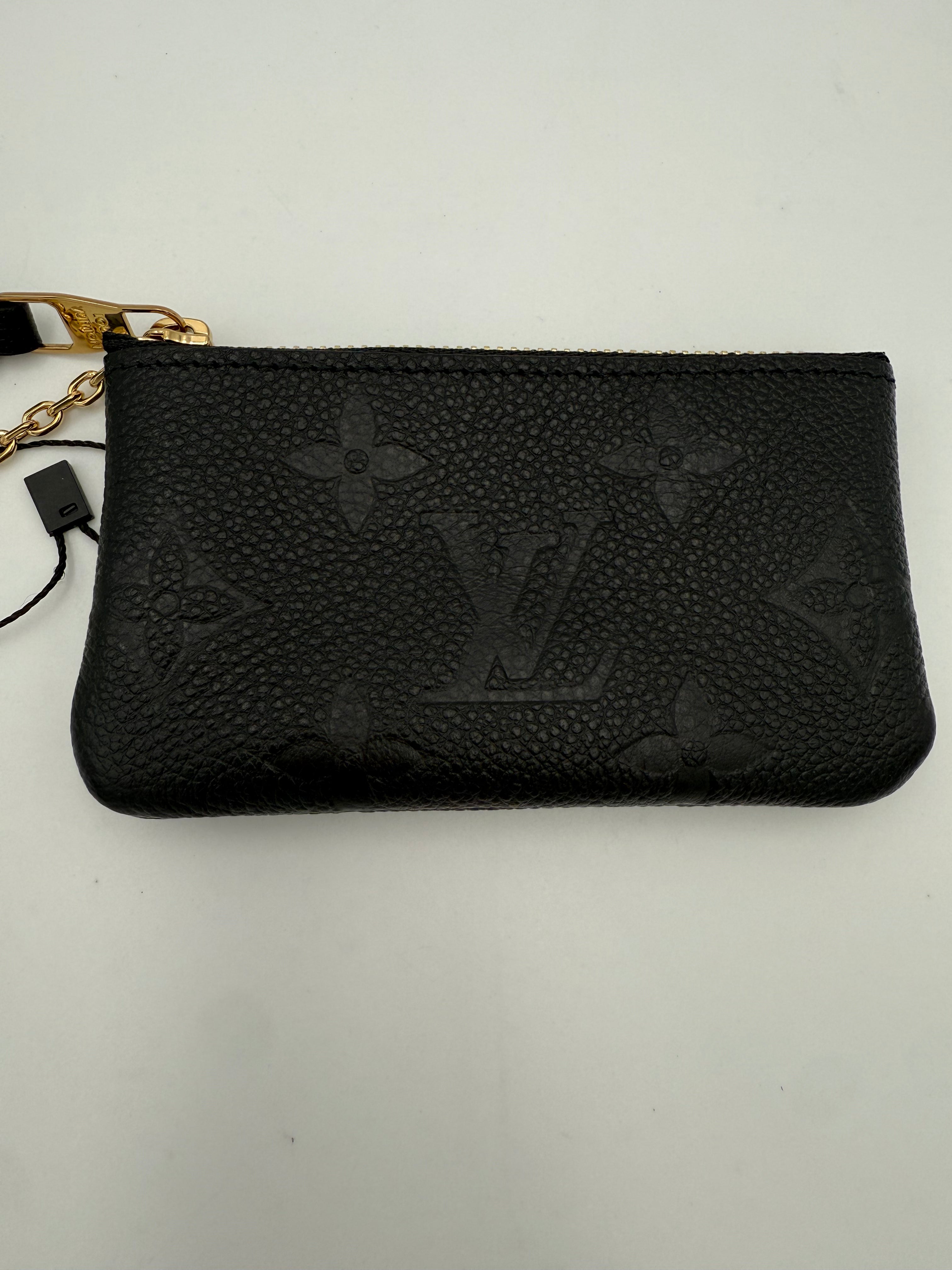 LOUIS VUITTON - Portamonete / Portacarte emprinte con catena